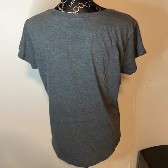 City Struts Queen of the‎ Wild Grey Pink Tee Shirt Size Large - Picture 3 of 4